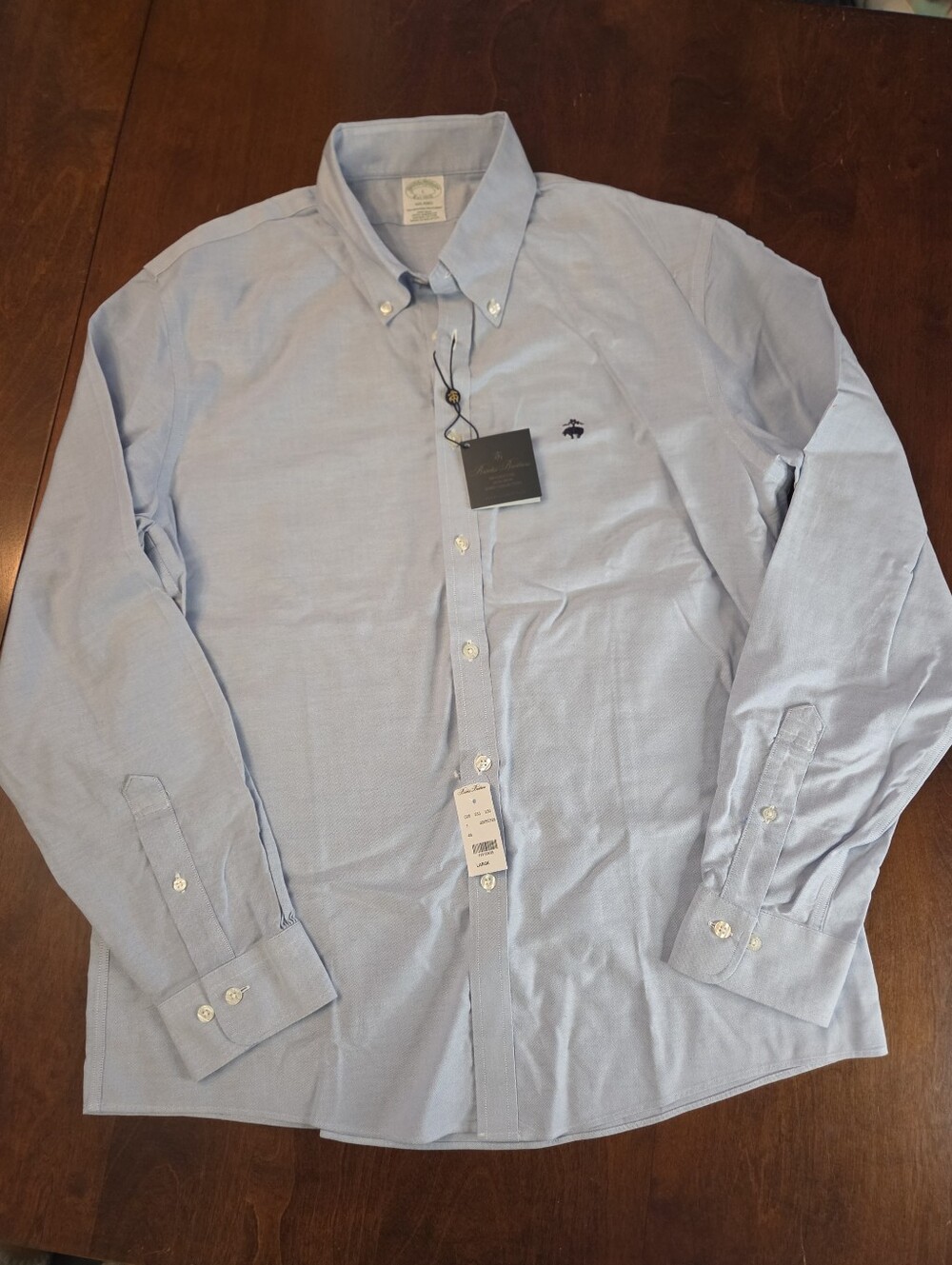 Brooks Brothers Light Blue Button-Down Oxford Shirt
